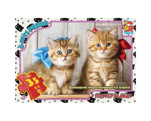 Пазли дитячі "Домашні улюбленці" AN144, 35 елементів