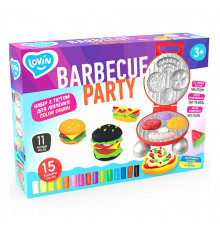 Набір для креативної творчості з тістом "Barbecue Party" TM Lovin 41194, 15 кольорів