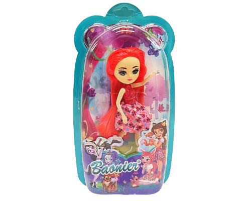 Дитяча іграшкова Лялька "Baobier" JJ8572-18(Koral) 15 см, шарнірна