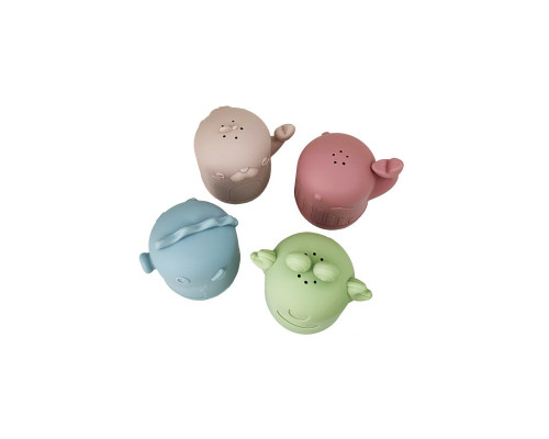 Набір силіконових іграшок для купання "Морські мешканці" MGZ-0927, 4 штуки