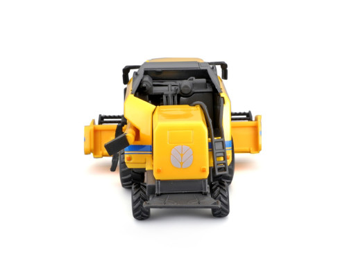 Автомодель Зерноуборочный комбайн "New Holland TC5.90" Bburago 18-31721 с зерновой жаткой