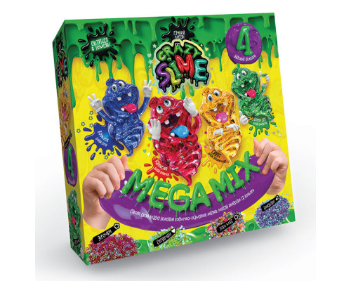 Детский набор для проведения опытов "Crazy Slime" SLM-03 4в1 укр SLM-03-01U