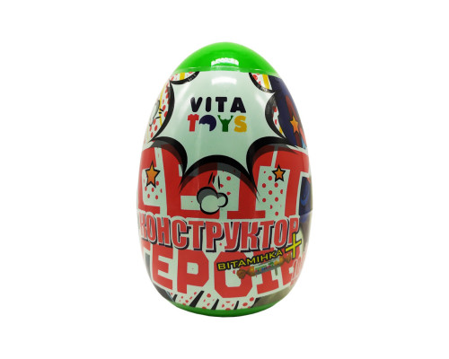 Конструктор у яйці "Герої" Vita Toys VTK 0074 100 деталей