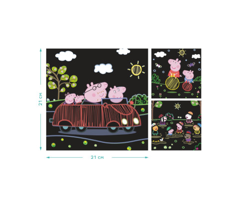 Набір гравюр Peppa Pig "Веселі розваги" Dodo 200185