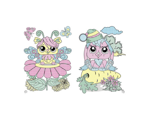 Веселі кольори. Грайливі тваринки Ранок 1554012 малюй водою