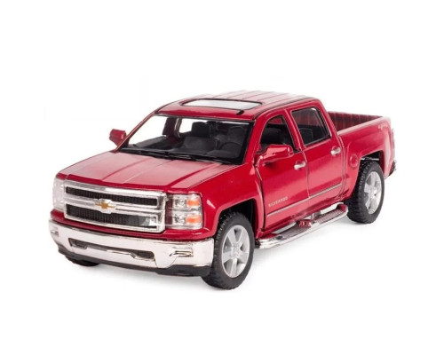 Колекційна машинка "Chevrolet Silverado 2014" KT5381W(Red) масштаб 1:42