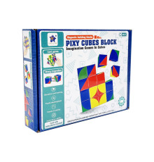 Детская игра-головоломка "Магнитные кубики" FD136(Multicolor) 16 элементов, 8 карт