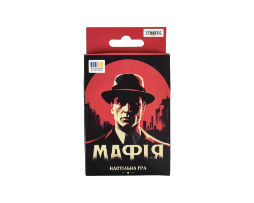 Настільна гра Мафія Stateg 30525 розважальна, українською мовою 28 карток