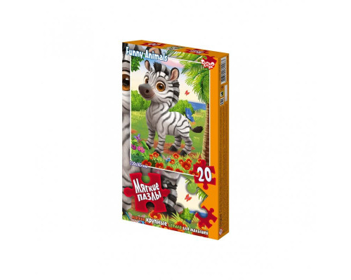 М'які пазли "Зебра" S20-09-06, 20 елементів