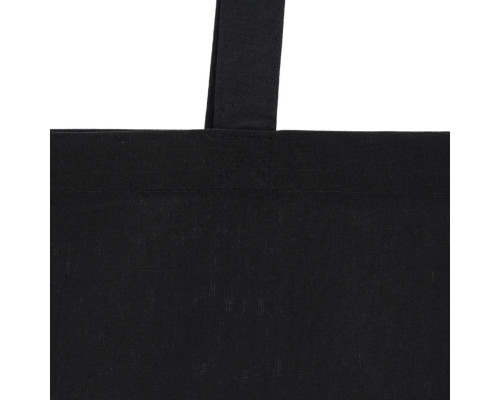 Экосумка для покупок Сумка-шоппер чорна, размер 38 х 42 см (140 г/м2)