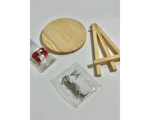 Дитячий набір для творчості стрінг-арт "Серце" YG0115(28276) дерев'яна основа