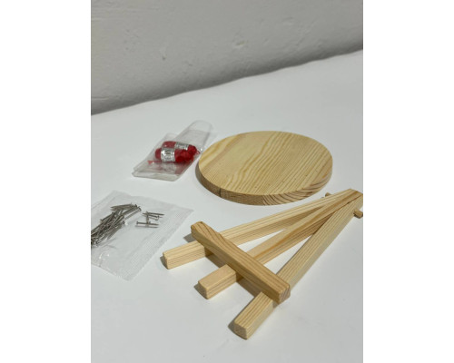 Дитячий набір для творчості стрінг-арт "Серце" YG0115(28276) дерев'яна основа