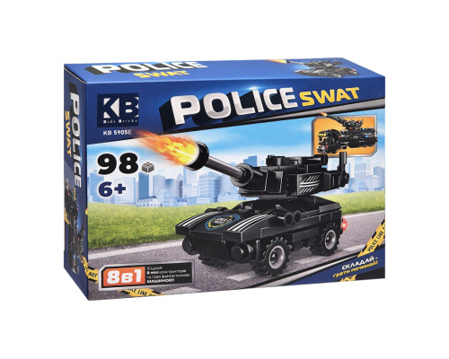 Дитячий конструктор Police SWAT KB 5905E пластик, 98 деталей