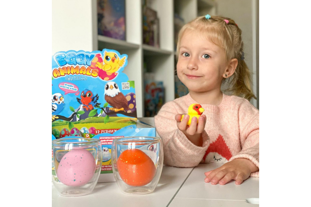 Іграшка, що зростає "Пташки" #sbabam 91/CN22 в яйці «Eggy Animals» Іграшка, що зростає "Пташки" #sbabam 91/CN22 в яйці «Eggy Animals»