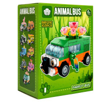 Детский конструктор Parrot Bus BB121E-I серии "Animal Bus", 103 детали