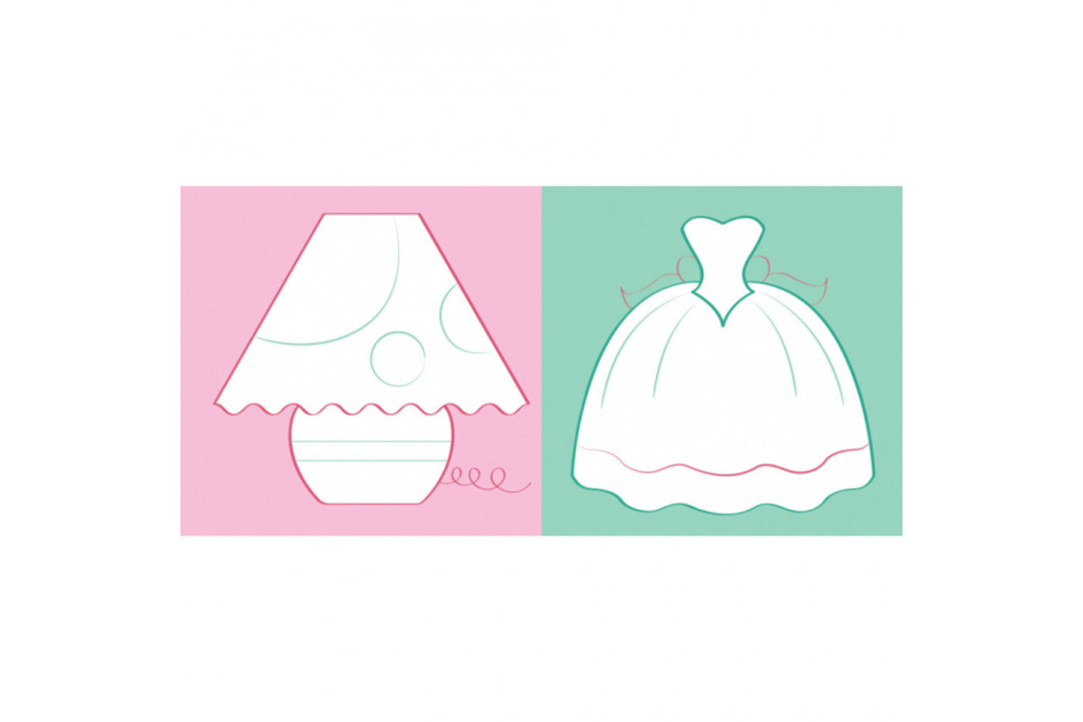 Розвиваюча книжка Наклейки-картинки "Квітка" 668011, 8 сторінок