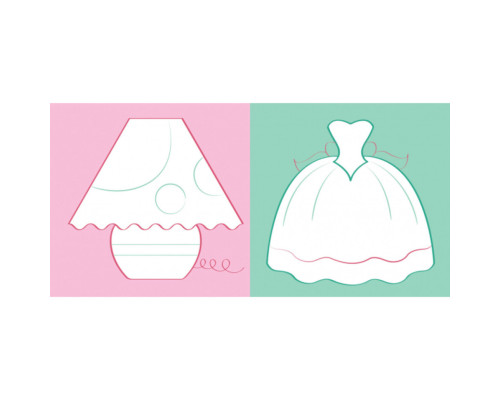 Развивающая книжка Наклейки-картинки "Цветок" 668011, 8 страниц