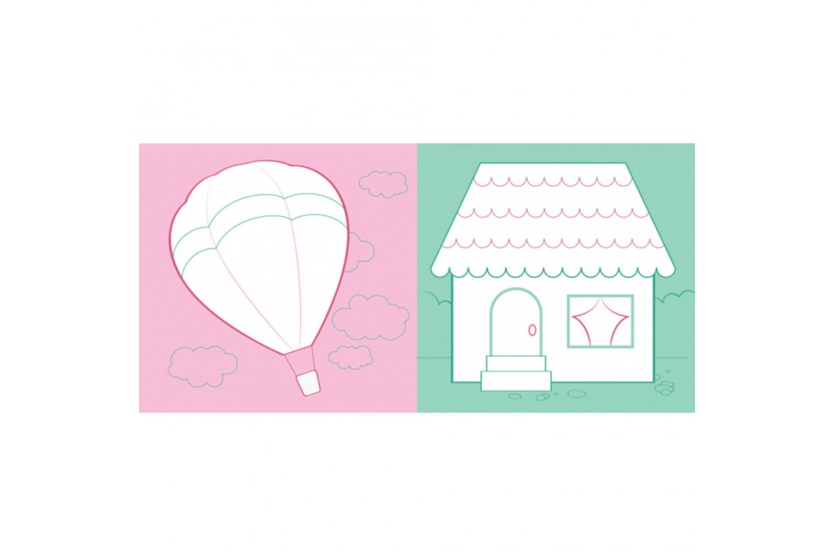 Розвиваюча книжка Наклейки-картинки "Квітка" 668011, 8 сторінок