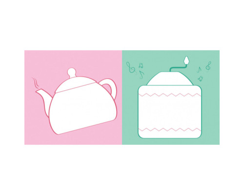 Развивающая книжка Наклейки-картинки "Цветок" 668011, 8 страниц