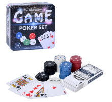 Настільна гра "Покер" TD202315 фішки 80 шт з номіналом, карти