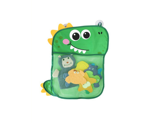 Органайзер для іграшок у ванну "Динозавр" MGZ-0928 зелений