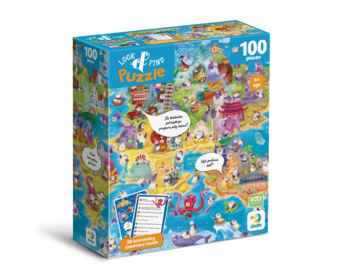 Дитячий пазл Шукай та знаходь "Світ пінгвінів" 300670, 100 елементів