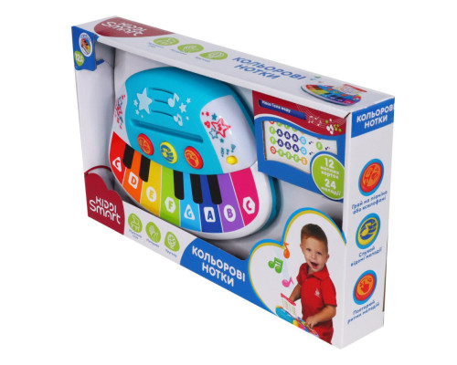 Дитяча музична іграшка "Кольорові ноти" KIDDI SMART 4514T-KS