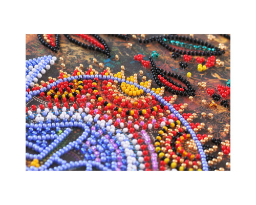 Набір-міді для вишивання бісером "Хамелеон" AMB-034 20х20 см