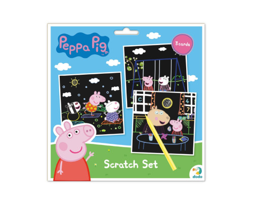 Набір гравюр Peppa Pig "Гра з друзями" Dodo 200186