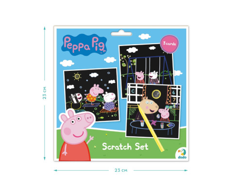 Набір гравюр Peppa Pig "Гра з друзями" Dodo 200186