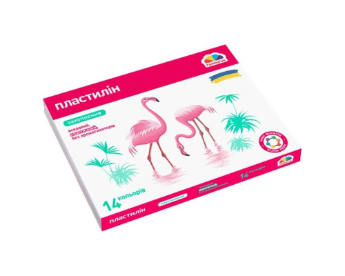 Набір для ліплення пластилін "Захоплення" 200313, 14 кольорів