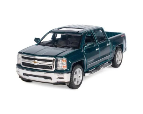 Колекційна машинка "Chevrolet Silverado 2014" KT5381W(Green) масштаб 1:42