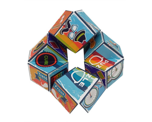 Детская головоломка "Куб" 8885-1, 8 геометрических фигур