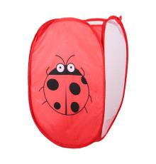 Корзина-сетка для игрушек 10-76(Red) с рисунком, 48х25 см