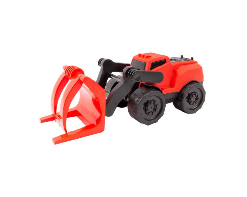 Детская автомодель Погрузчик ТехноК 8577TXK с манипулятором Красный