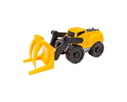 Детская автомодель Погрузчик ТехноК 8577TXK с манипулятором Желтый