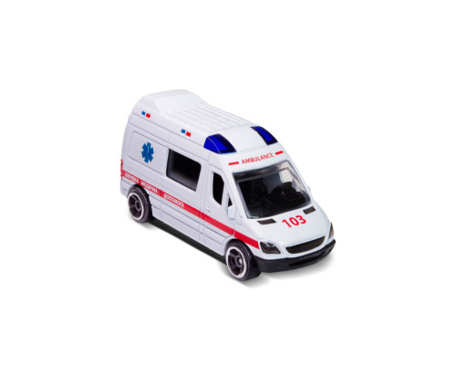 Автомодель дитяча Швидка допомога TechnoDrive 250421CG-3 масштаб 1:64