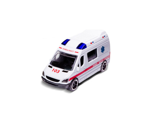 Автомодель дитяча Швидка допомога TechnoDrive 250421CG-3 масштаб 1:64
