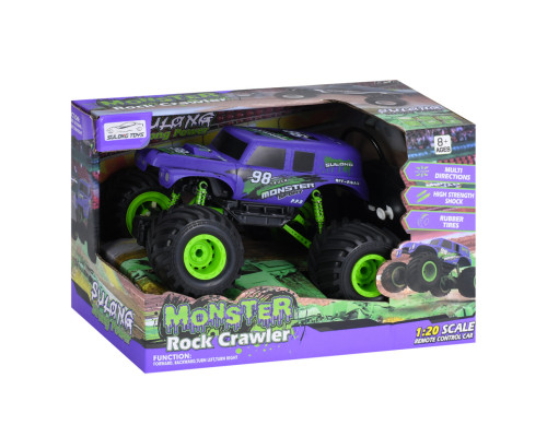 Джип на радіокеруванні "Monster" SL-334A надувні колеса, масштаб 1:20