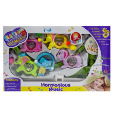 Музичний мобіль на ліжечко "Harmonious music" M 1245-30A U/R, з заводним механізмом
