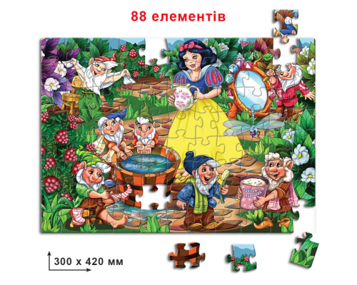 Дитячі пазли Білосніжка 83293, 88 елементів