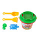 Дитячий ігровий "Набір пісочний Б" 1189TXK(Red) лопатка та грабельки