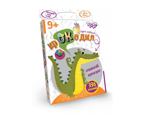 Детская настольная игра викторина "Тот самый крокодил" CROC-02-01U на укр. языке