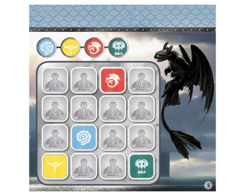 Судоку для дітей "Драконячі вершники" 1191003 з наклейками