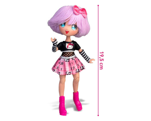 Дитяча лялька "Тедді Рок" 4SF Manga Dolls HKTF0100 серії "Hello Kitty"