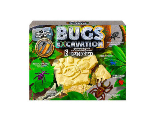Дитячий набір для проведення розкопок "Bugs Excavation" Жуки Danko Toys BEX-01U Укр BEX-01-06U
