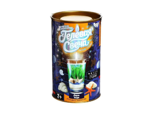 Гелева свічка своїми руками GS-01 в тубусі  Дари моря