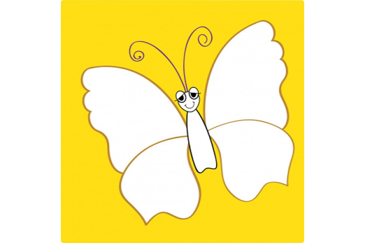 Розвиваюча книжка Наклейки-картинки "Метелик" 668001, 8 сторінок