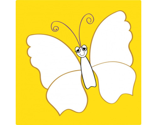 Розвиваюча книжка Наклейки-картинки "Метелик" 668001, 8 сторінок