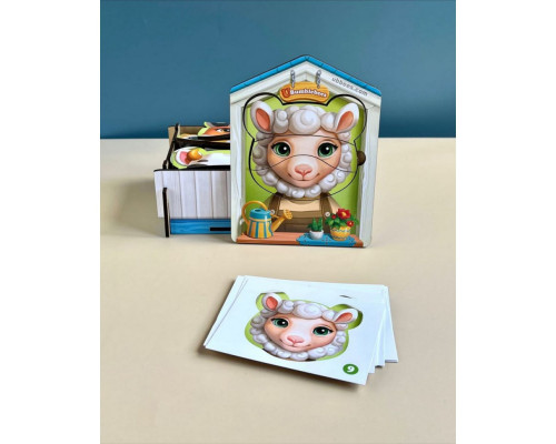 Деревянный пазл-вкладыш "Собери животных" Ubumblebees (ПСФ134) PSF134, 39 деталей